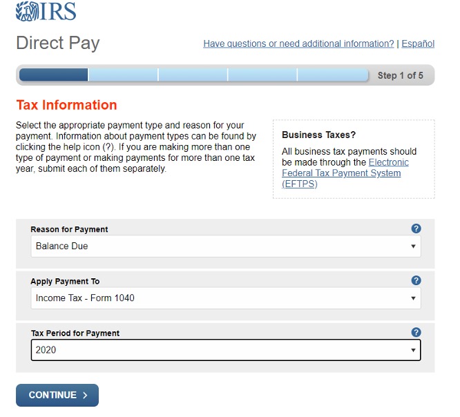 How to pay your Federal taxes & taxes owed at Quarter or YearEnd